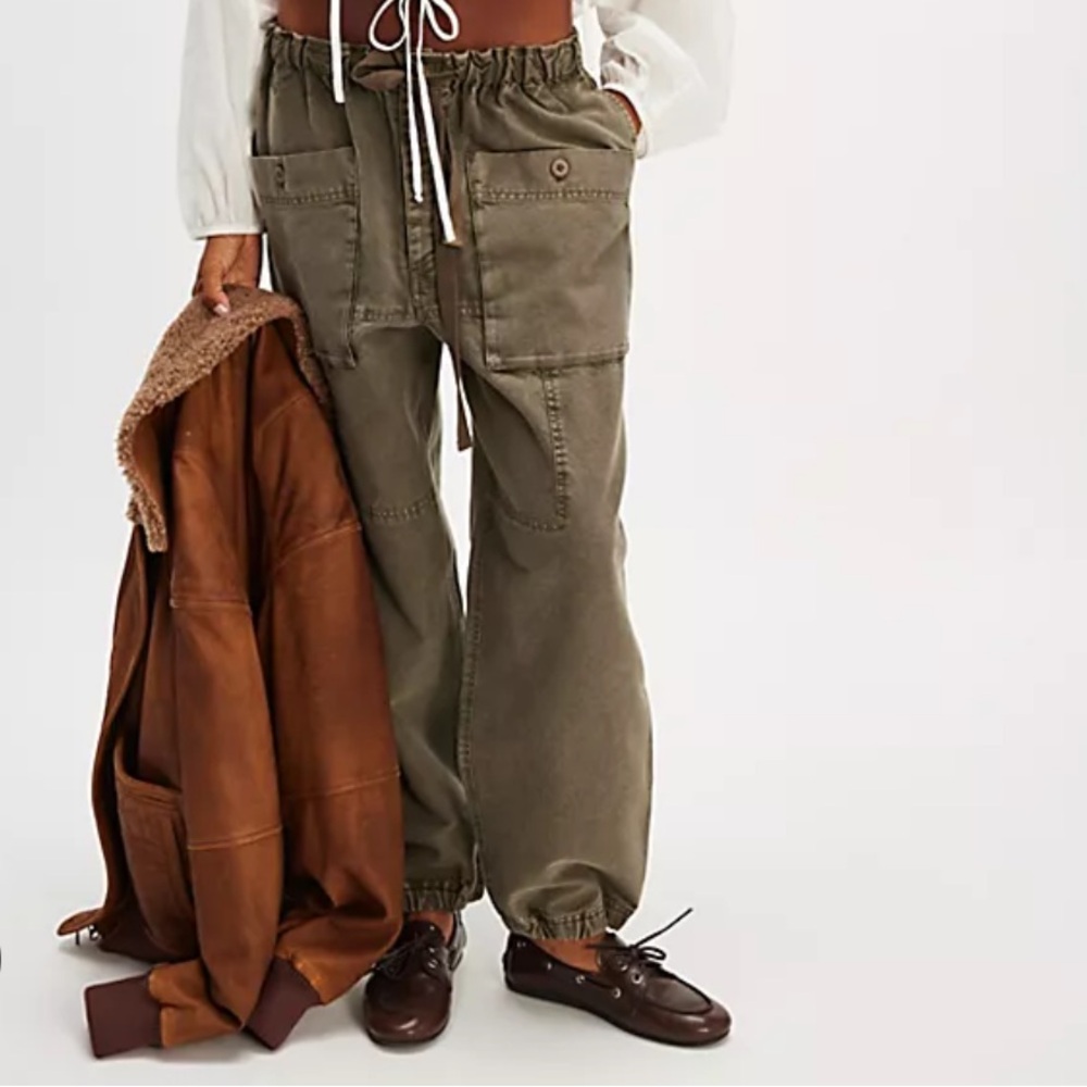 Free People Riverstone Brown Pants